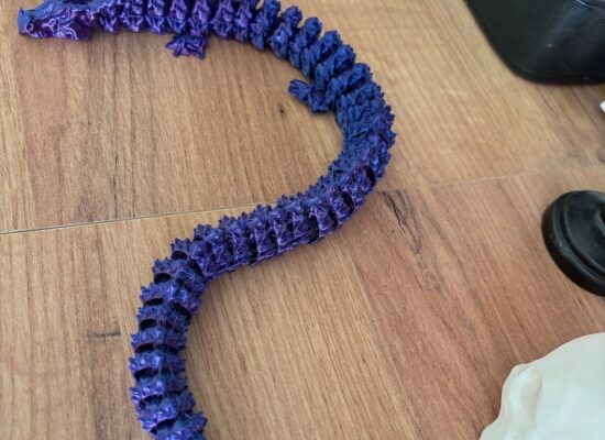 Drachen-Fidget, lange, beweglich, FDM