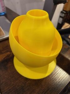 gelbe Vase