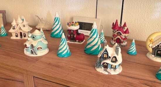 Ein ganzes 3D gedrucktes Weihnachtsdorf