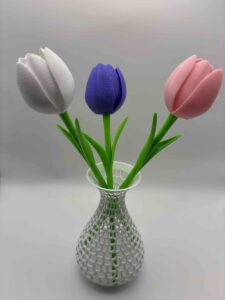 Blumenstrauß (PETG) mit Vase (PLA), zum Muttertag 2026