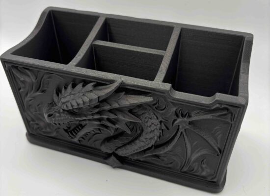 Drachen-Utensilo, PLA metallic