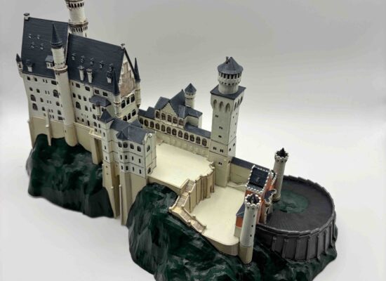 Schloß Neuschwanstein, FDM, handbemalt