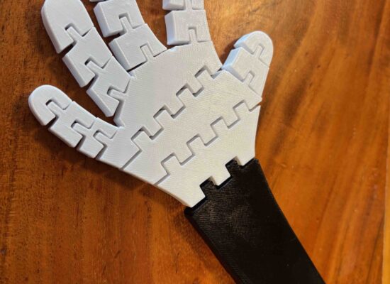 Fidget, bewegliche Hand, FDM